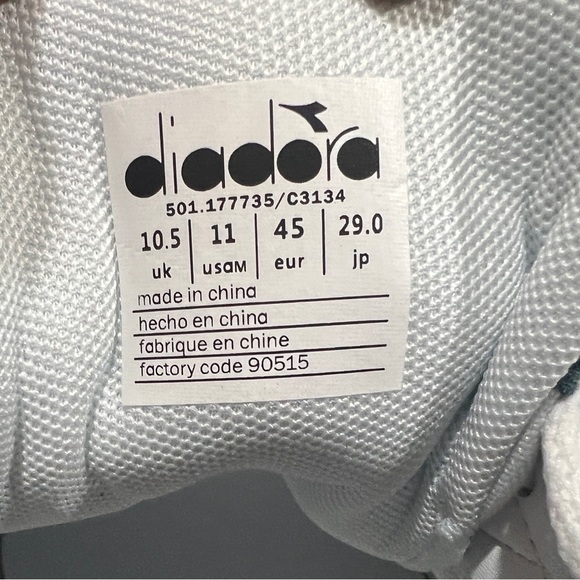 Diadora, N9002, 501.177735/C3134, Grey, White, Orange & Blue - Picture 11 of 13